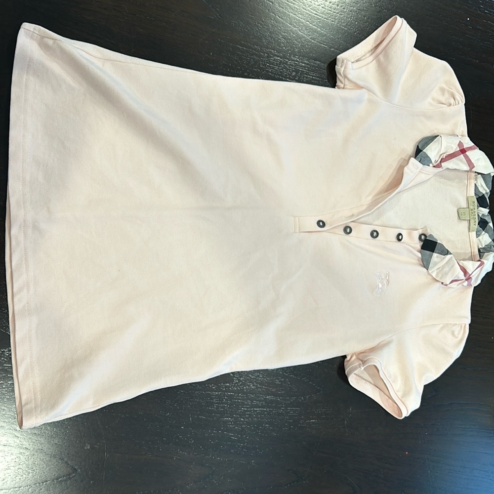 Pink Burberry Polo XS